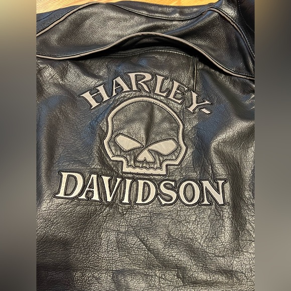 RARE‼️RARE‼️RARE‼️ Harley-Davidson® Willie G Leather Riding Jacket+Hoodie - Picture 4 of 15